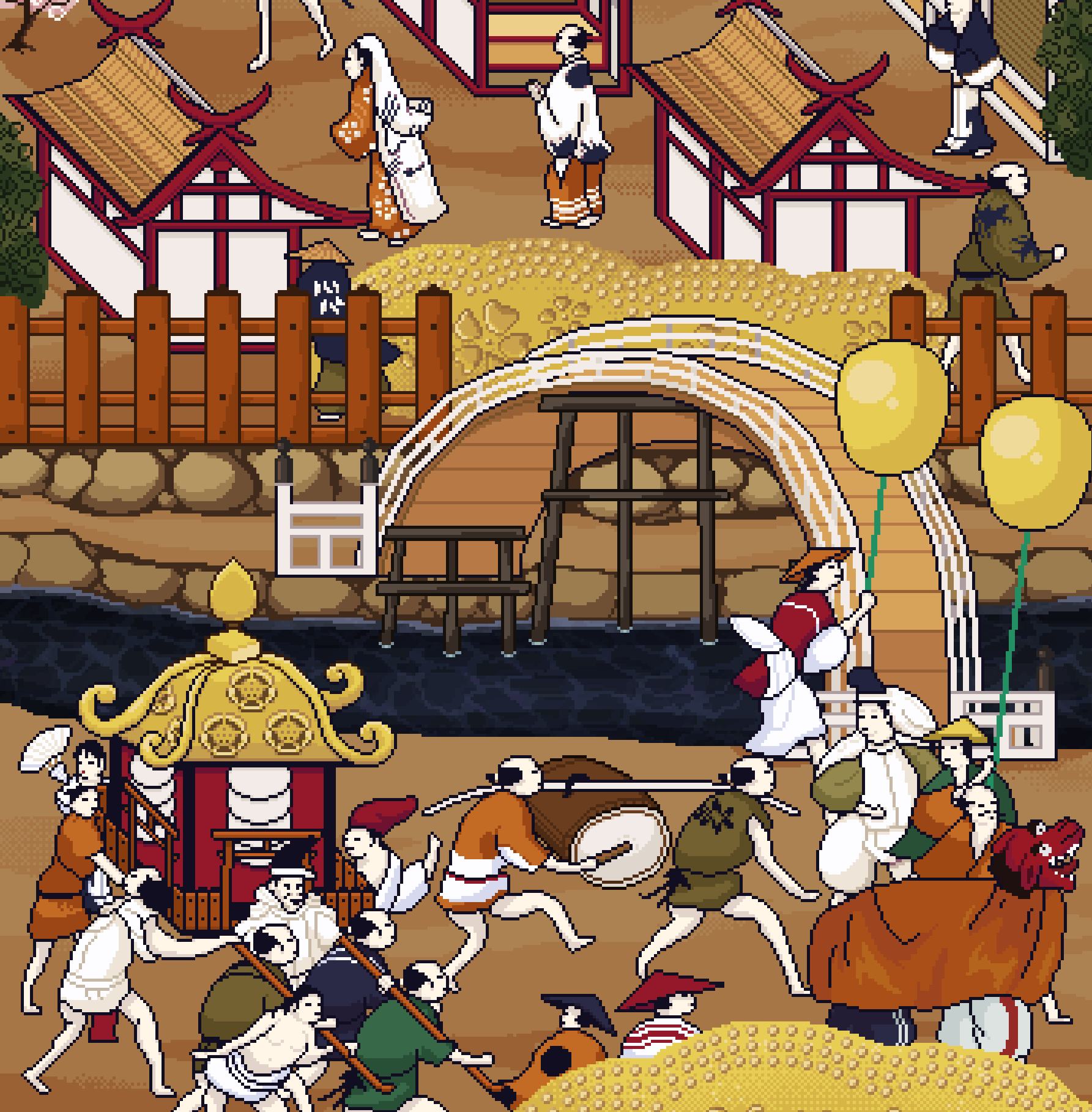 Pixel Paravent, 2025